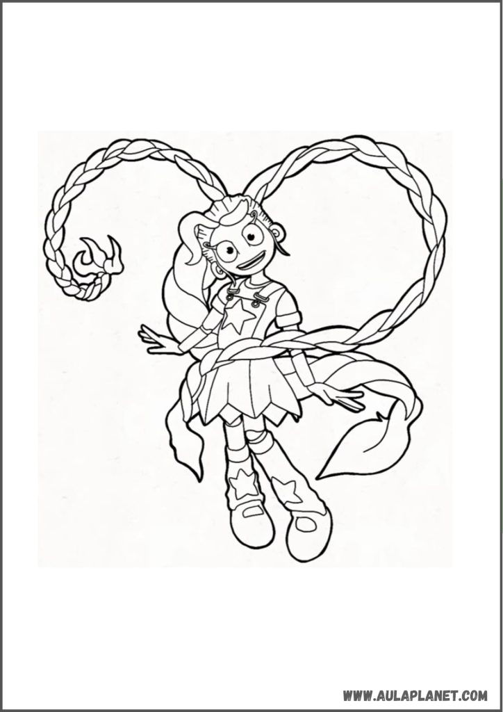 Lily Lovebraids Poppy Playtime Capítulo 5 Desenho para Colorir