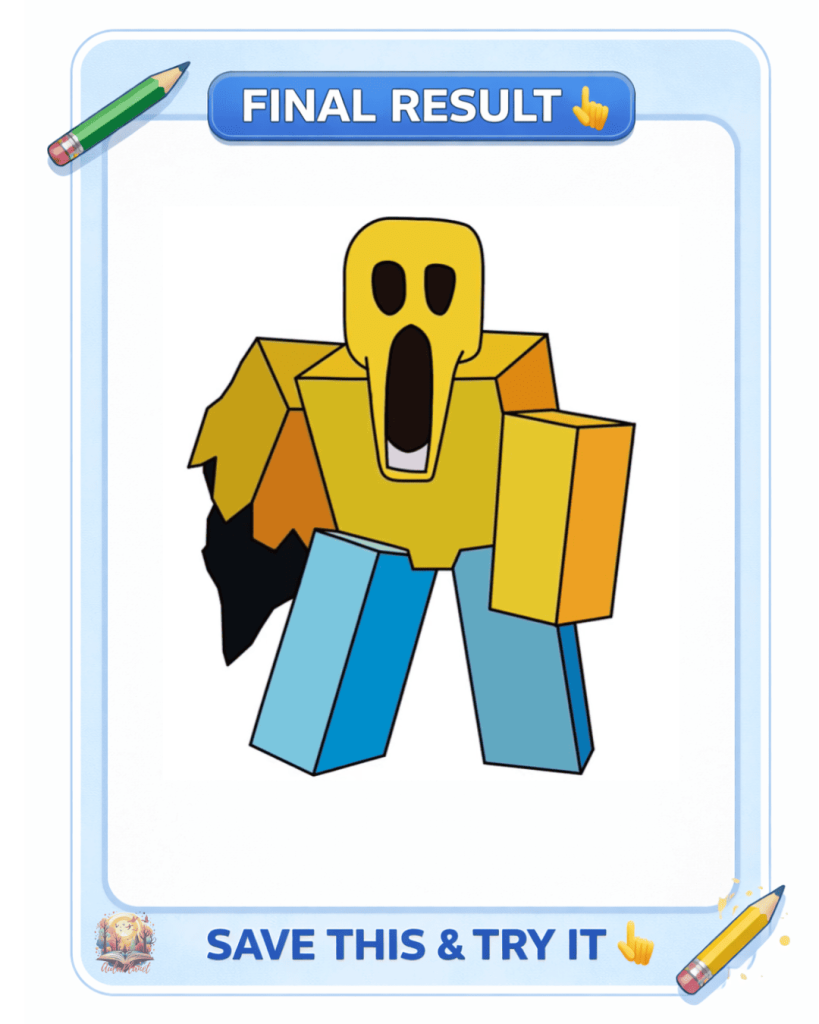 screamer john doe drawing finished and colored forsaken