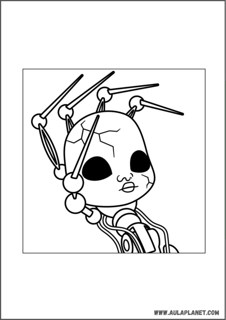 Mão do Prototype 1006 Poppy Playtime Capítulo 5 Desenho para Colorir