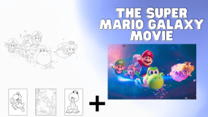 Gambar Mewarnai The Super Mario Galaxy Movie