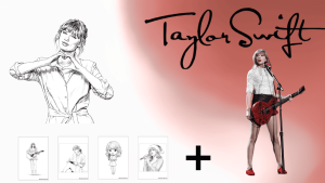 Dibujos de Taylor Swift para Colorear