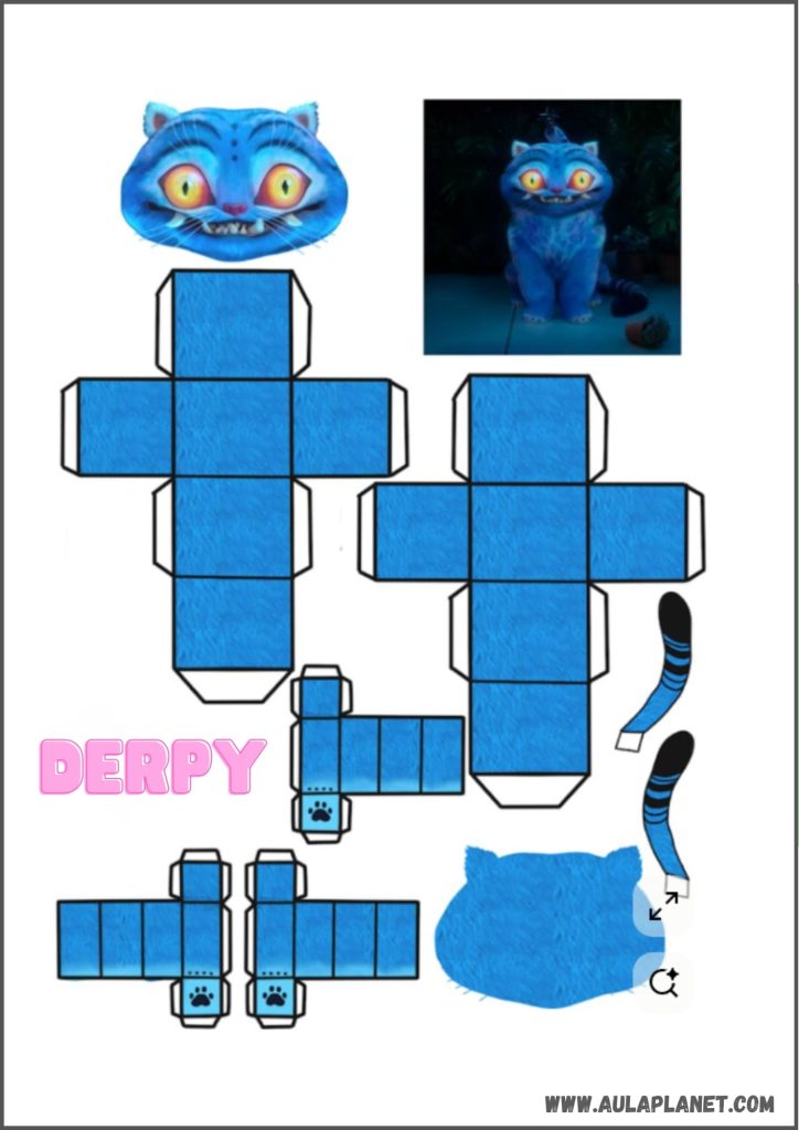 Derpy K-Pop Demon Hunters papercraft printable paper model
