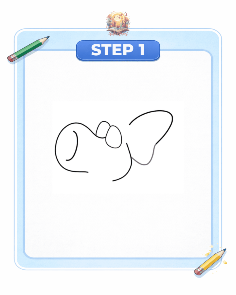 how to draw birdo step 1 head shape super mario galaxy movie
