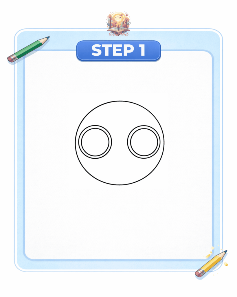 how to draw loopsy noodle step 1 head eyes base poppy playtime chapter 5