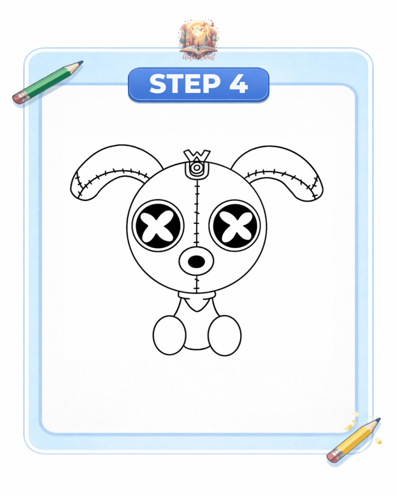 how to draw loopsy noodle step 4 body legs drawing