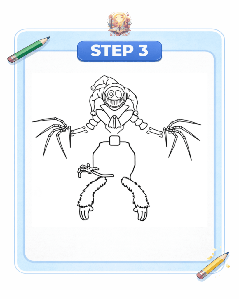 how to draw prototype 1006 step 3 full body inner hands