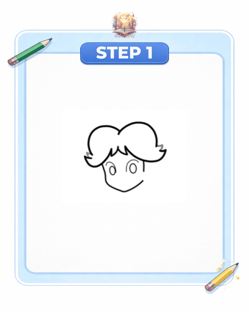 how to draw princess daisy step 1 head hair eyes super mario galaxy the movie