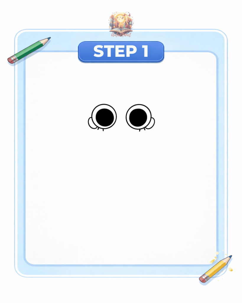 como dibujar sunflower patch bassie paso 1 ojos dandy world