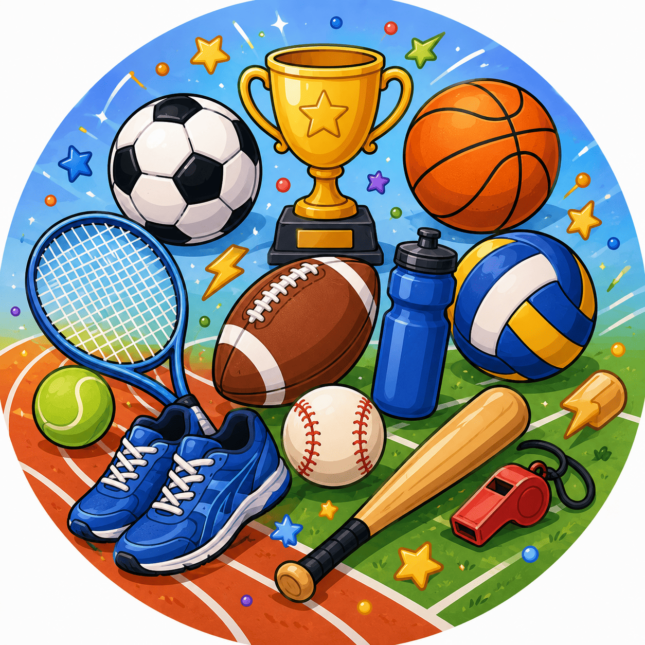 Sport Ausmalbilder