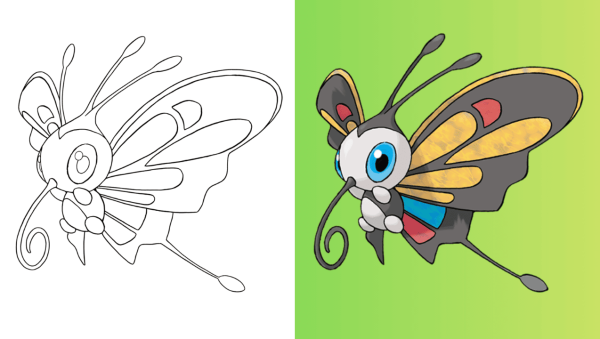 Coloriages de Charmillon à imprimer