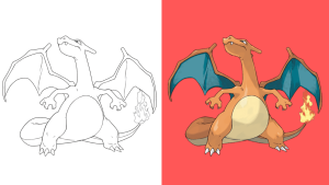 Charizard Coloring Pages