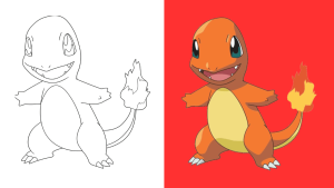 Dibujos de Charmander para Colorear