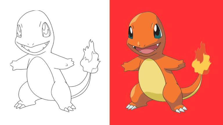 Dibujos de Charmander para Colorear