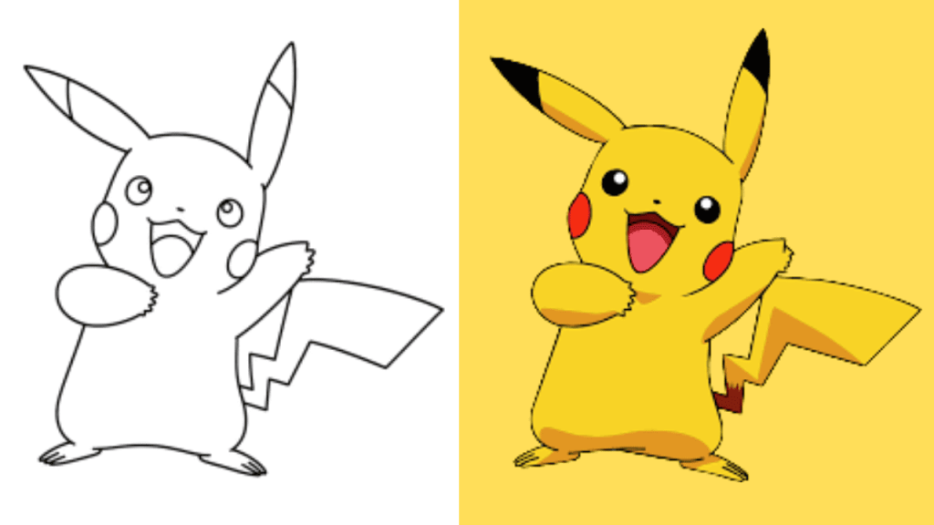 Dibujos de Pikachu para Colorear