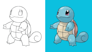 Dibujos de Squirtle para Colorear