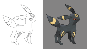 Dibujos de Umbreon para Colorear