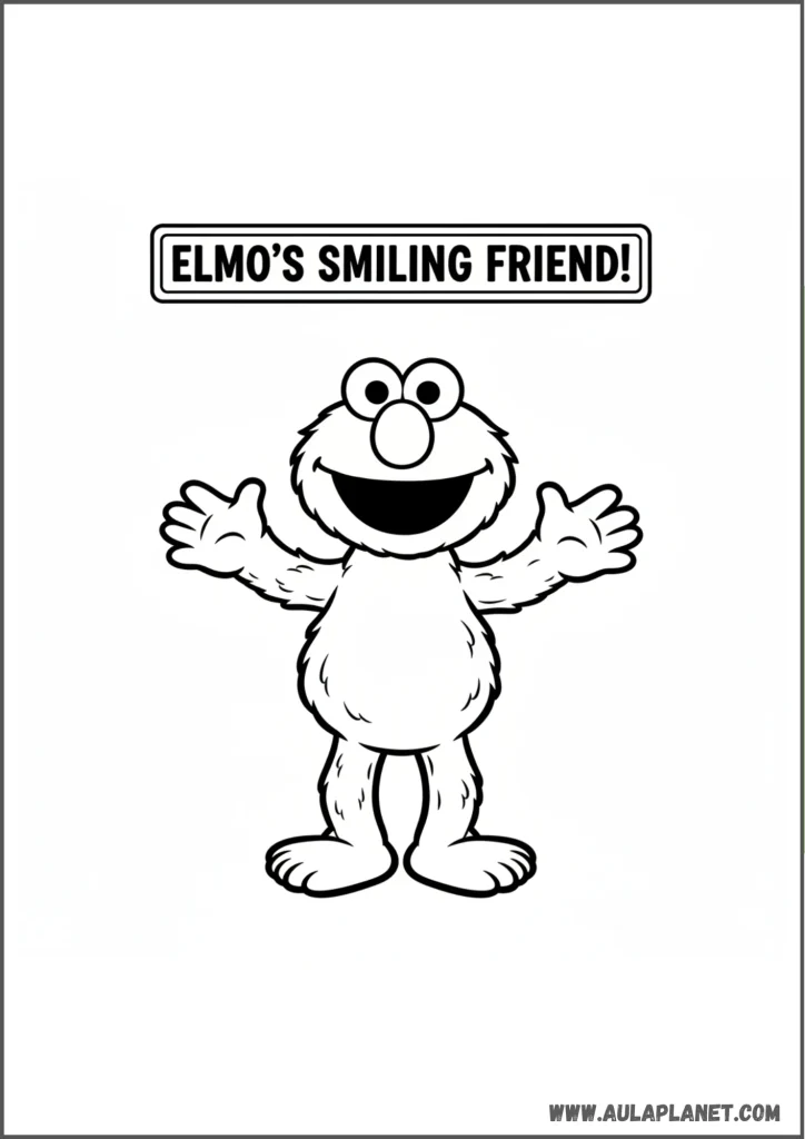 Elmo clásico para colorear