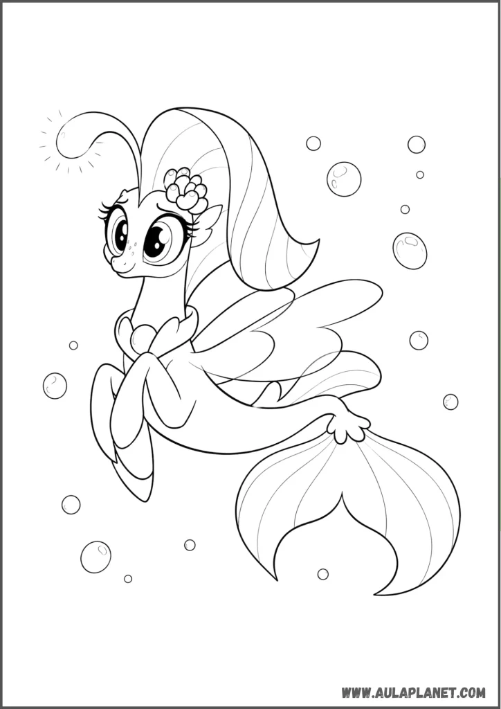 princesa skystar para colorear my little pony