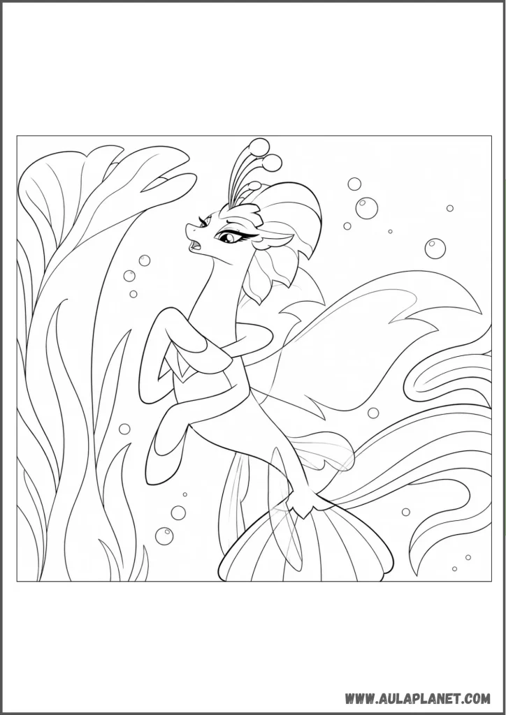 reina novo para colorear my little pony