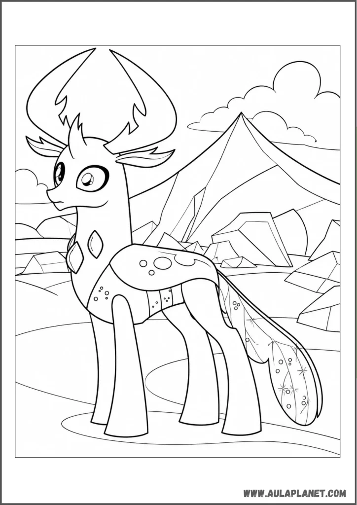 thorax para colorear my little pony