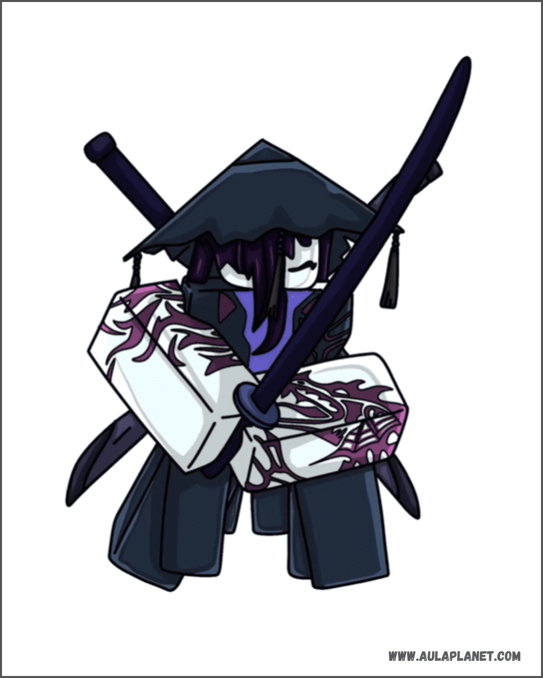 Dibujo de 1x1x1x1 MARTYR de Forsaken Terminado y Coloreado