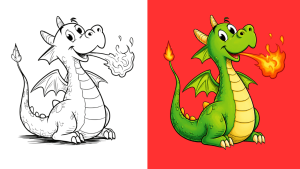 Dragon Coloring Pages