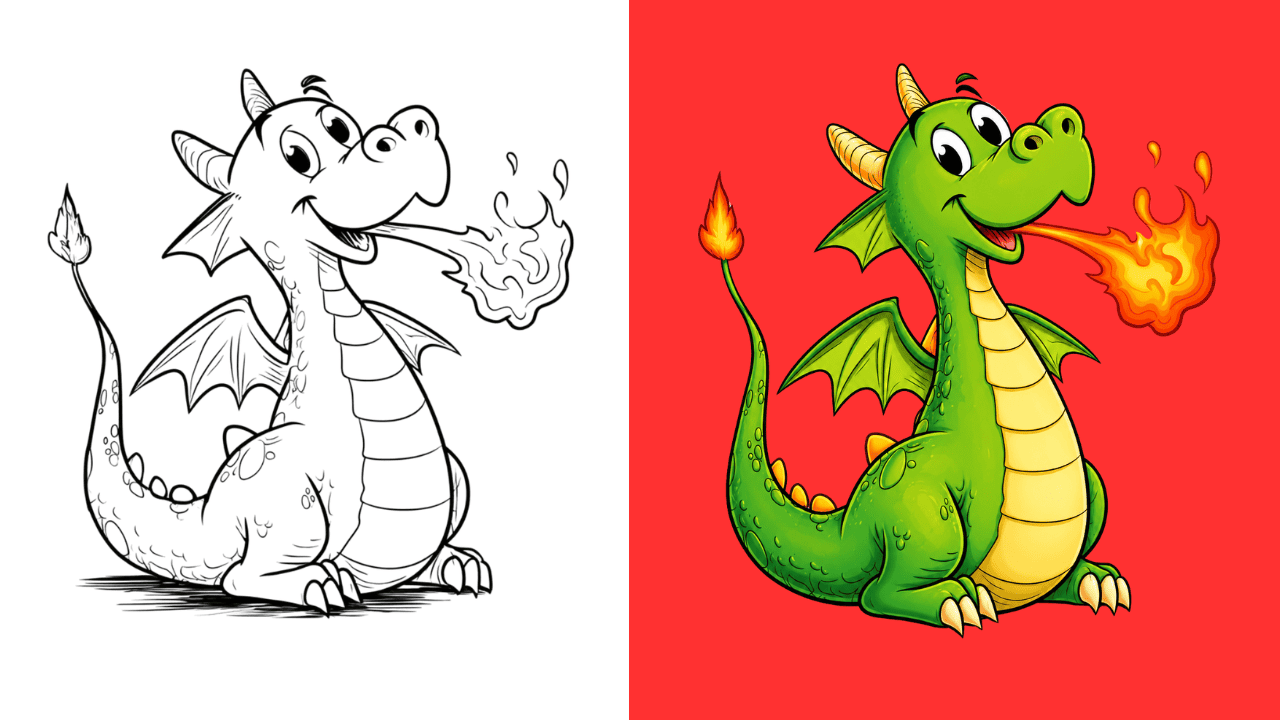 Coloriages dragon