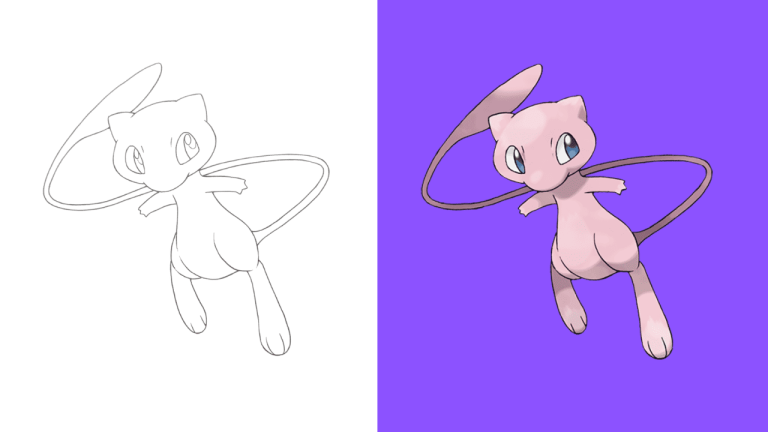 Dibujos de Mew para Colorear