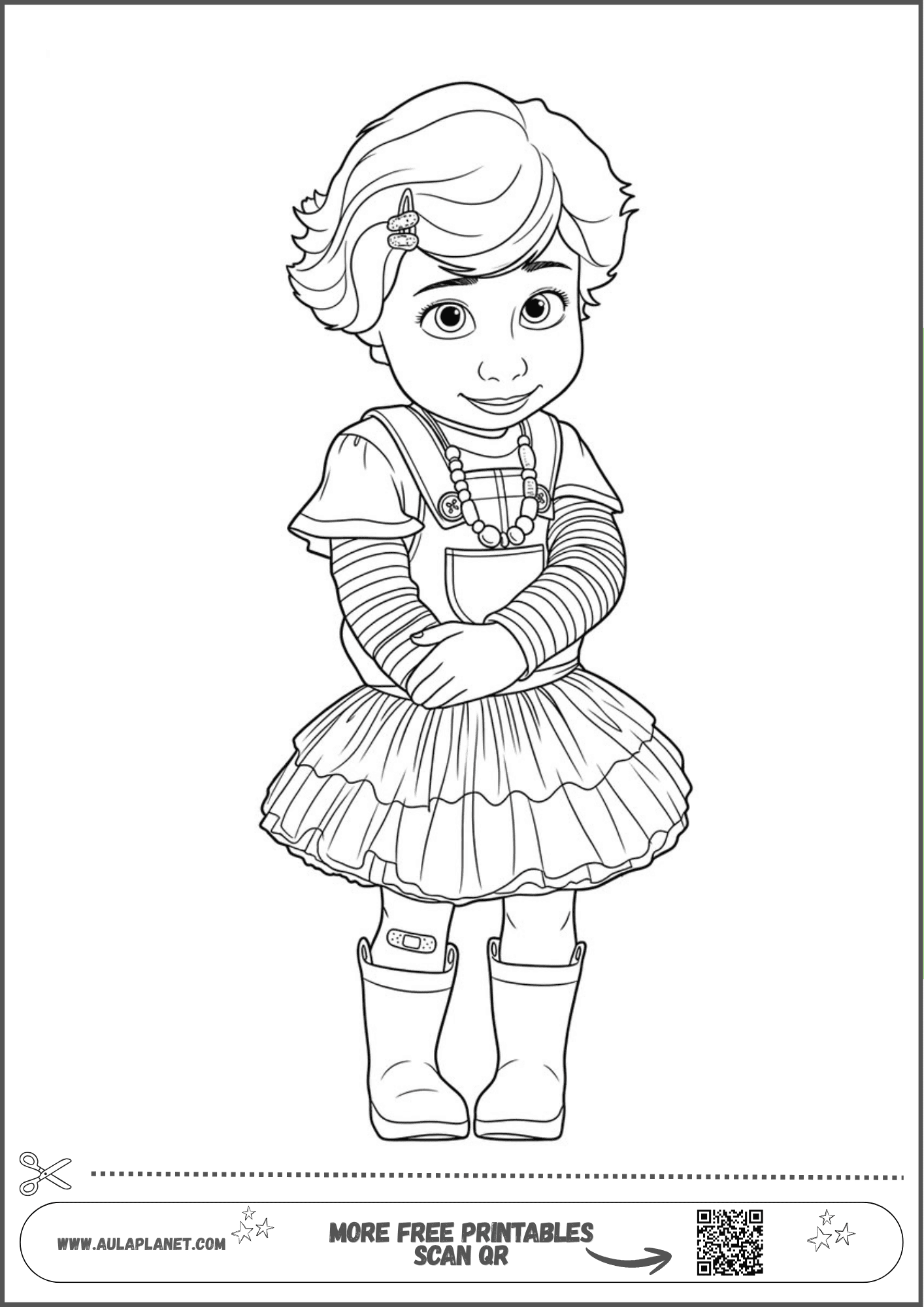 Bonnie con su vestido y collar en Toy Story 5