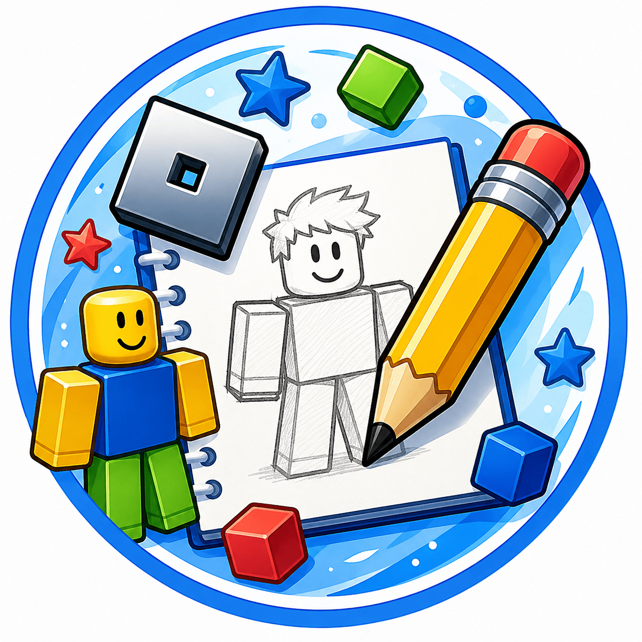 Como desenhar personagens de Roblox passo a passo