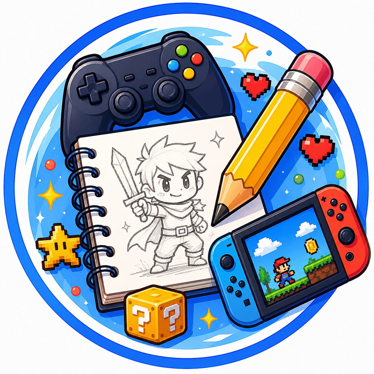 Como desenhar personagens de videogame passo a passo