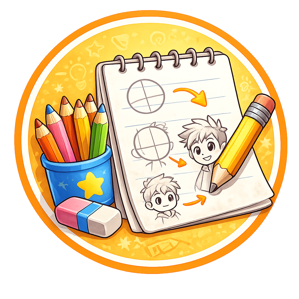 Tutoriales de cómo dibujar paso a paso para niños