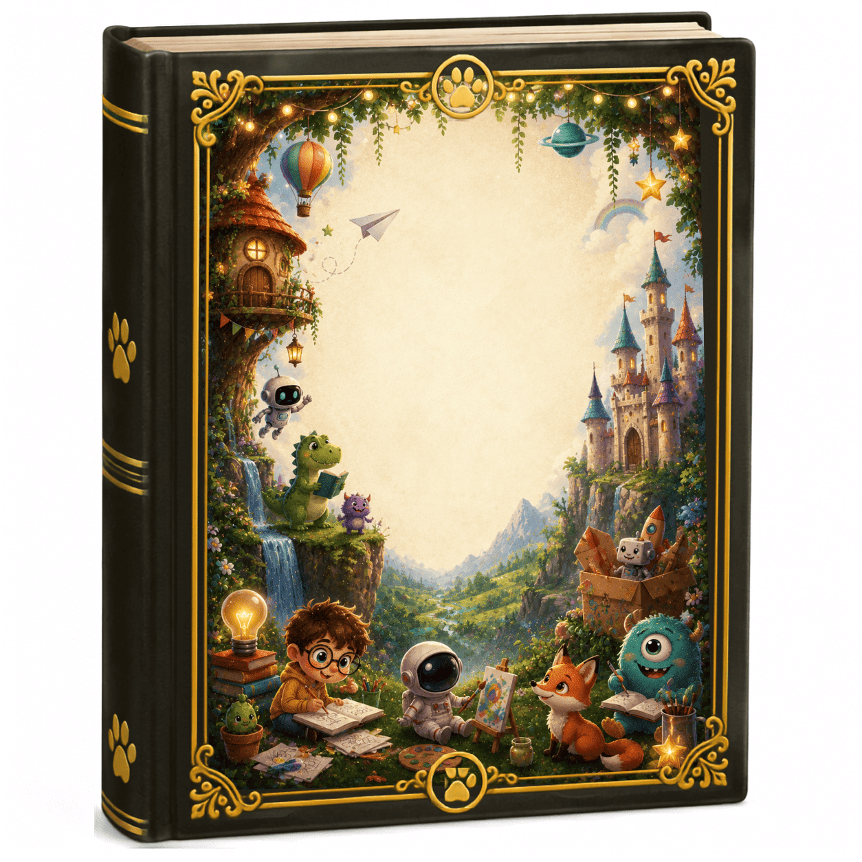 Libro ilustrado de cuentos infantiles originales
