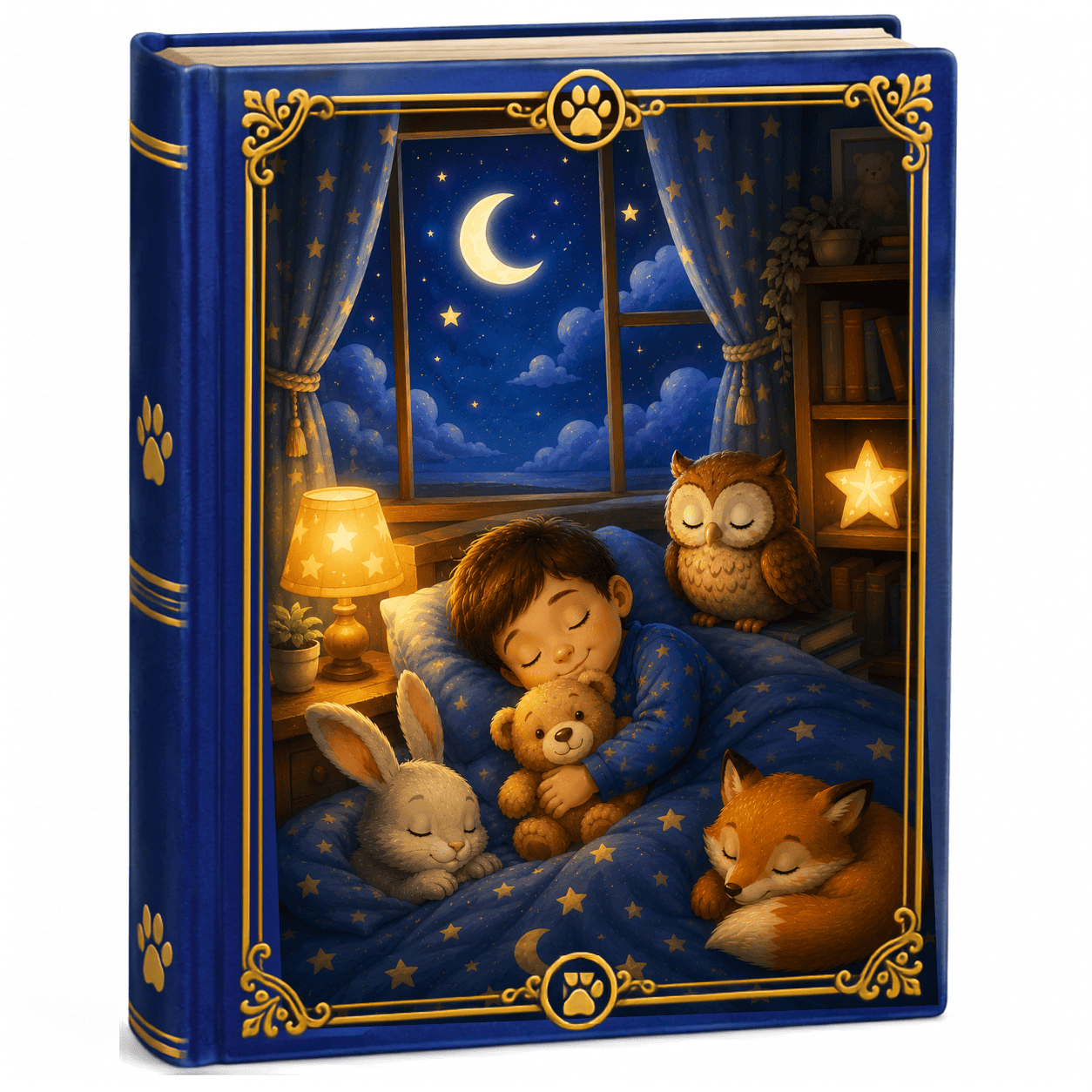 Libro ilustrado de cuentos infantiles para dormir