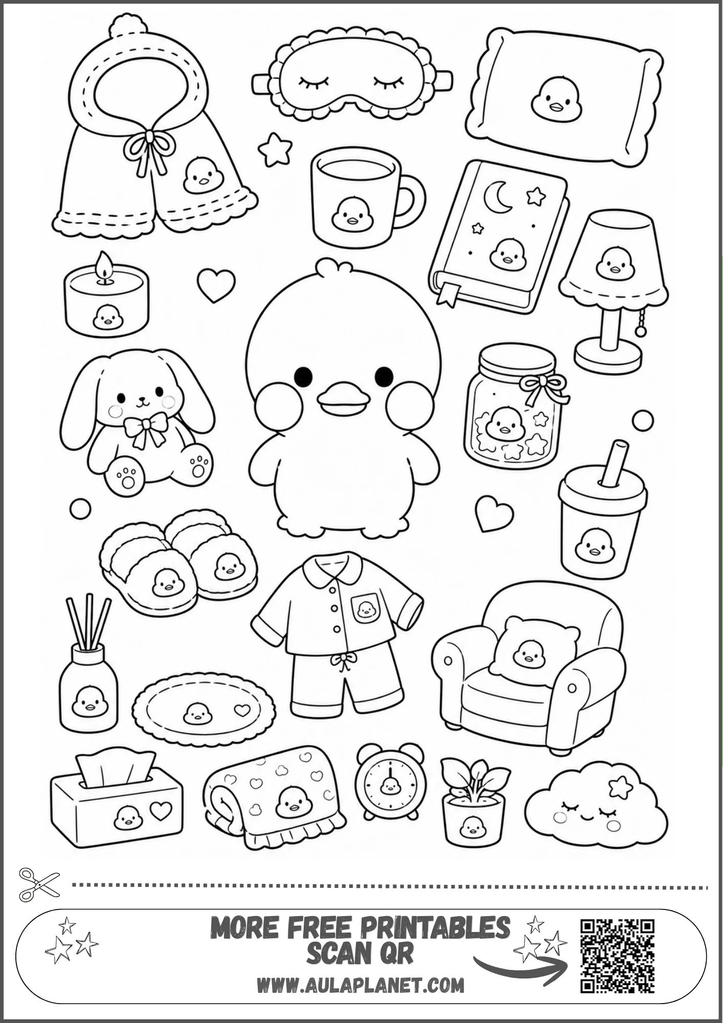 Dibujos de Paper Duck para imprimir