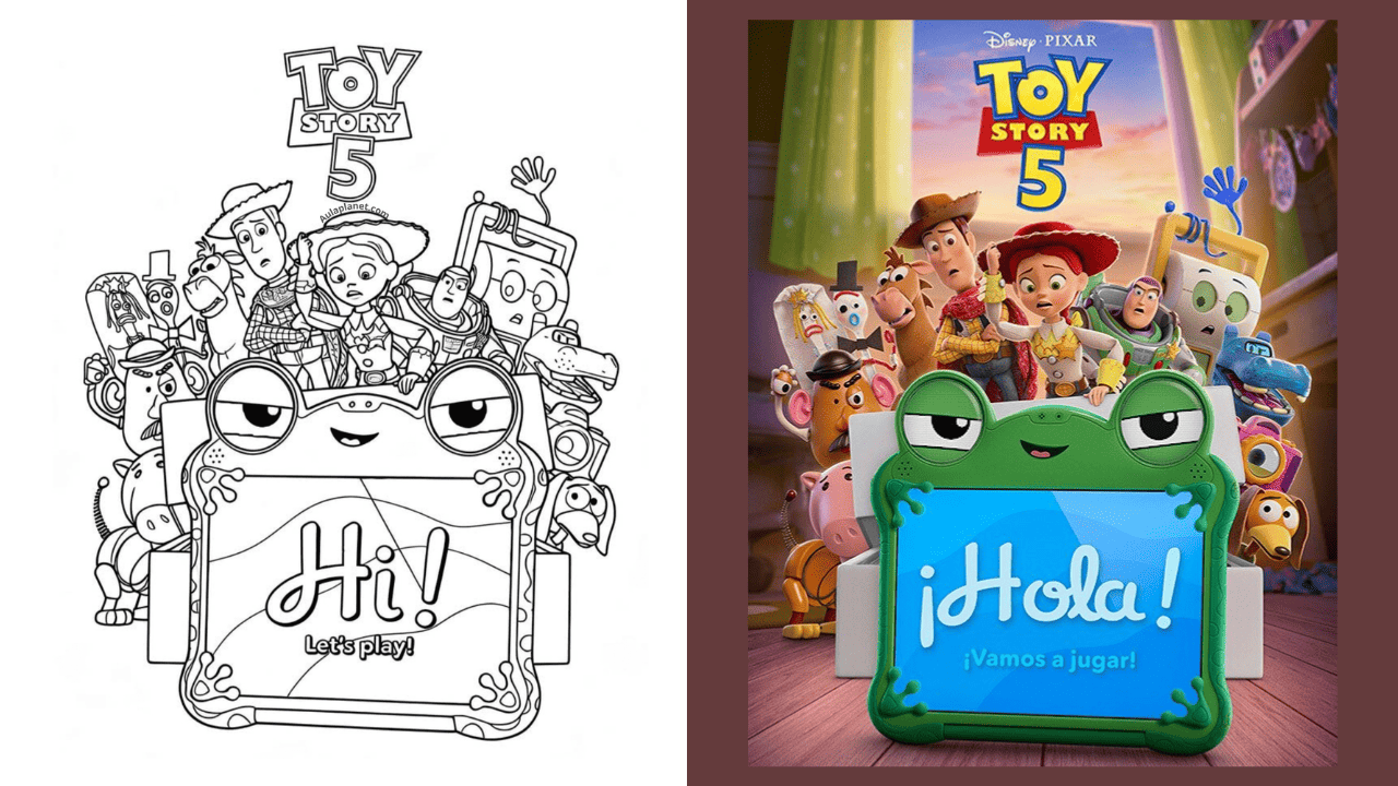 Dibujos de Toy Story 5 para colorear e imprimir