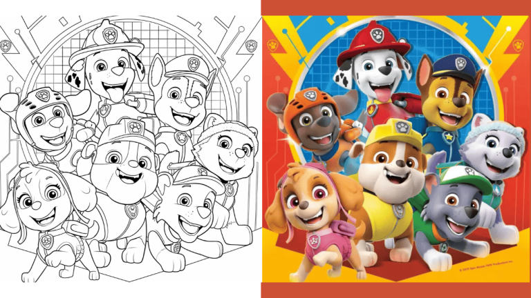 Dibujos de la Patrulla Canina para Colorear