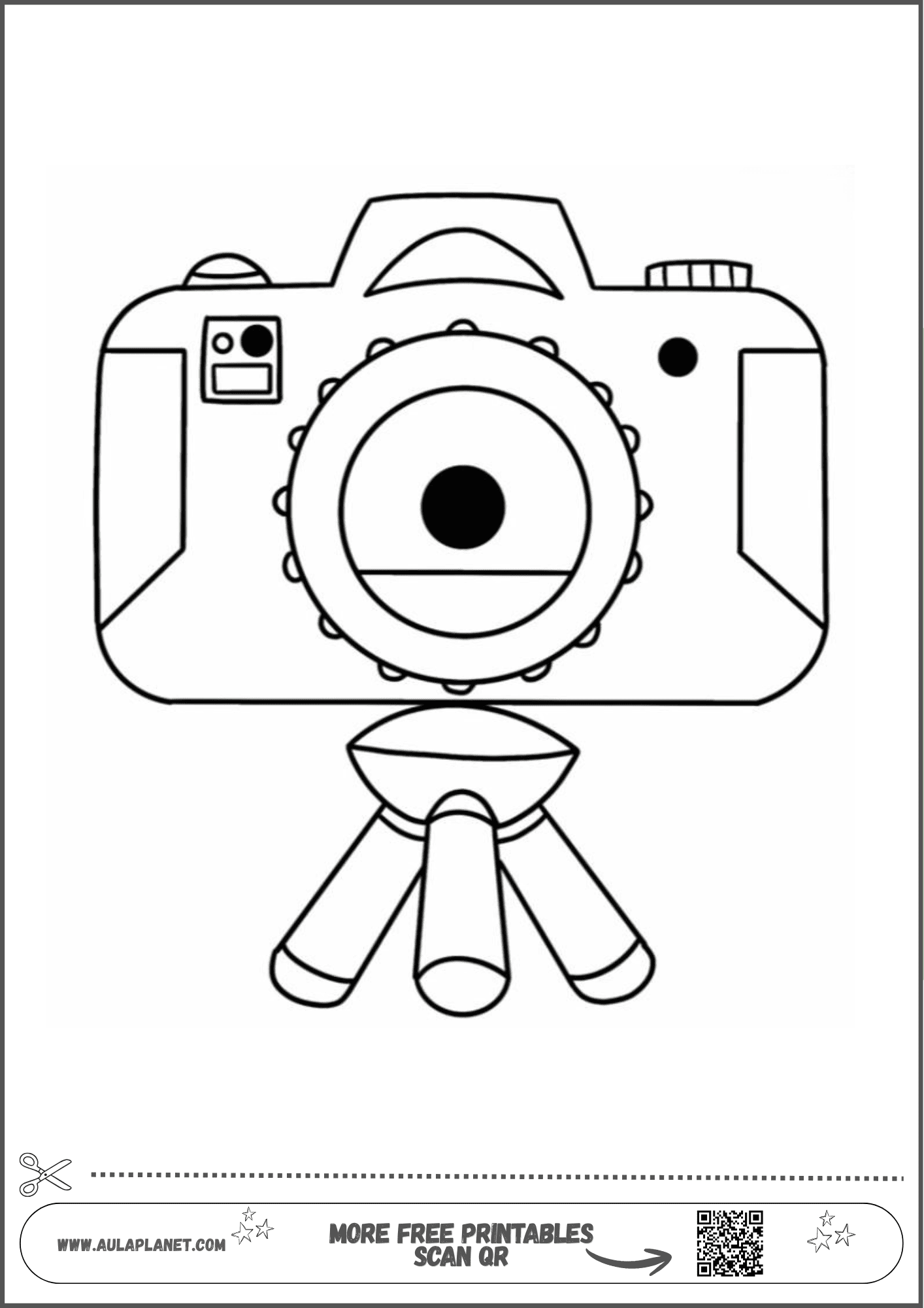 Snappy, la cámara de Toy Story 5, para colorear
