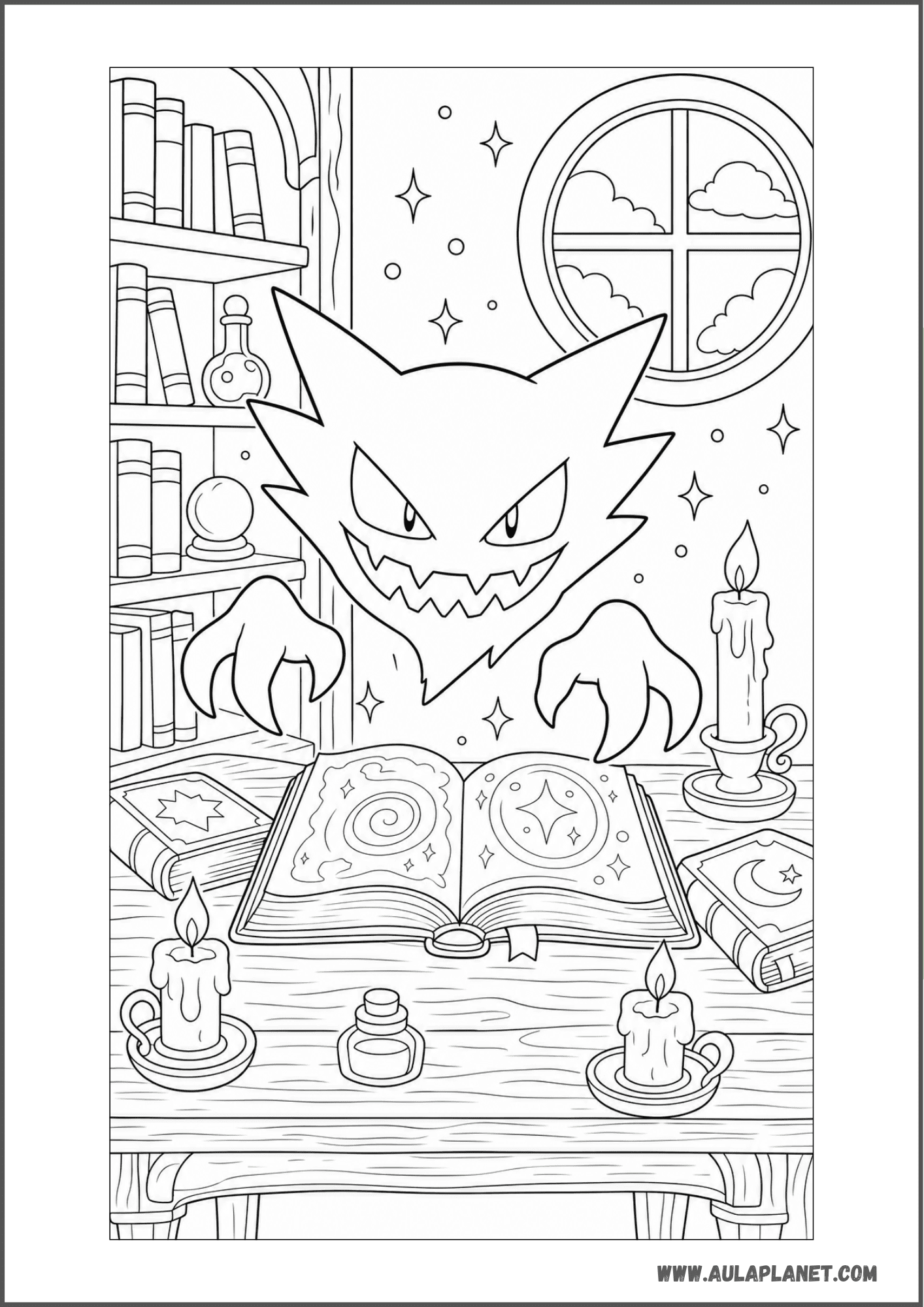 Haunter y el libro de hechizos