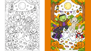 Dibujos de Halloween para Colorear