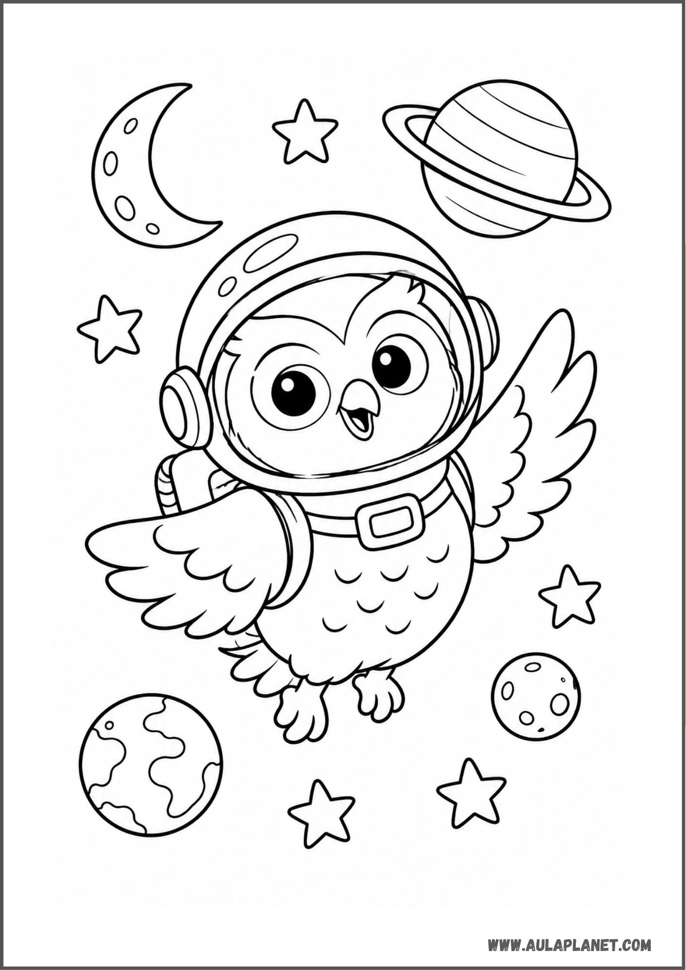 Búho astronauta