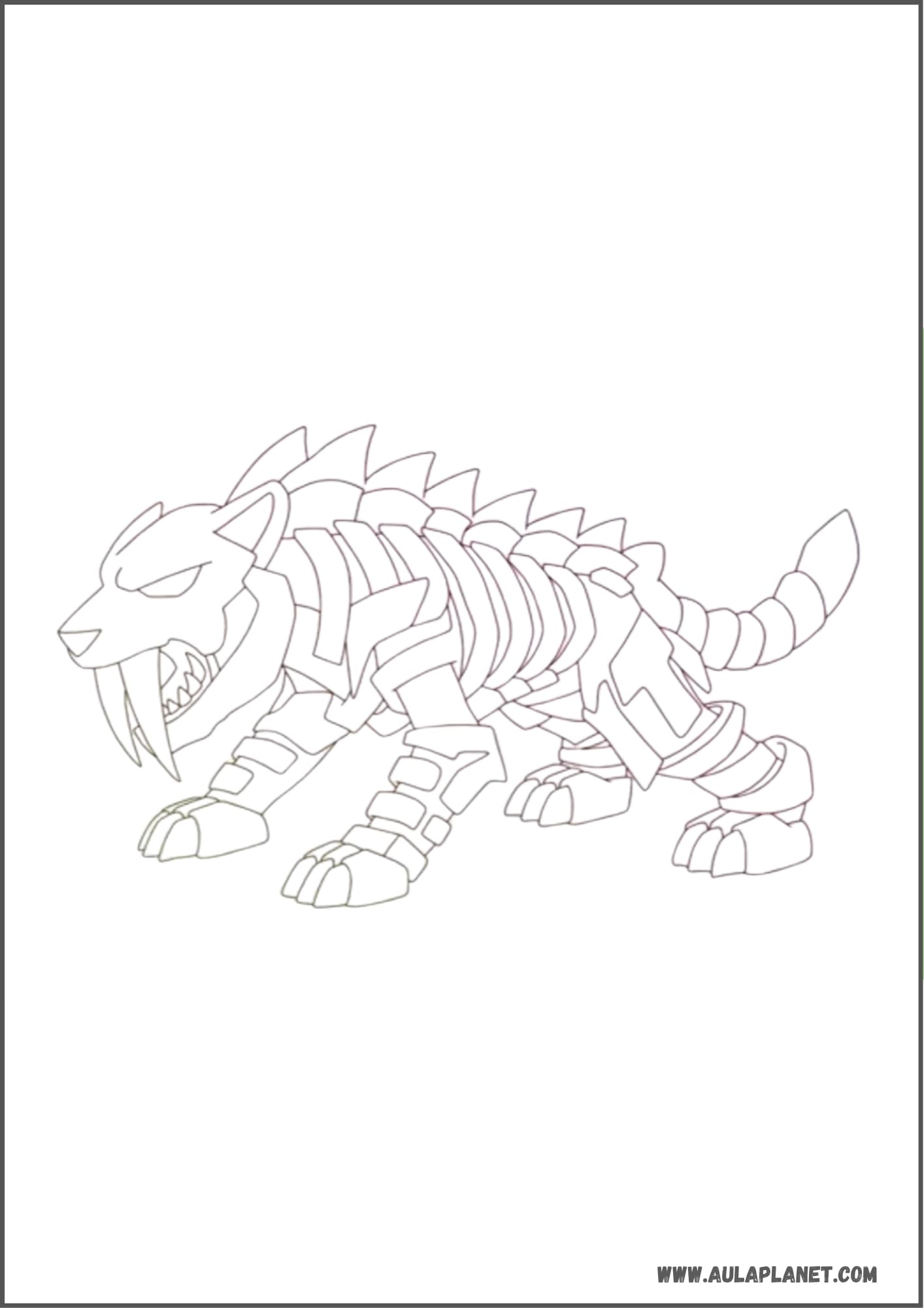 Skeletal Sabertooth, el dientes de sable esqueleto
