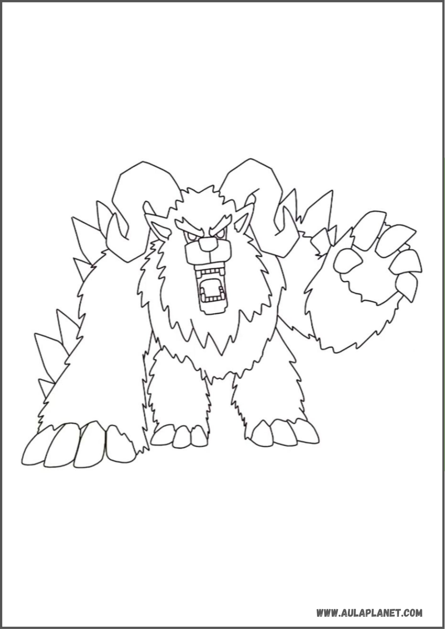 Yeti, guardián del bioma de nieve