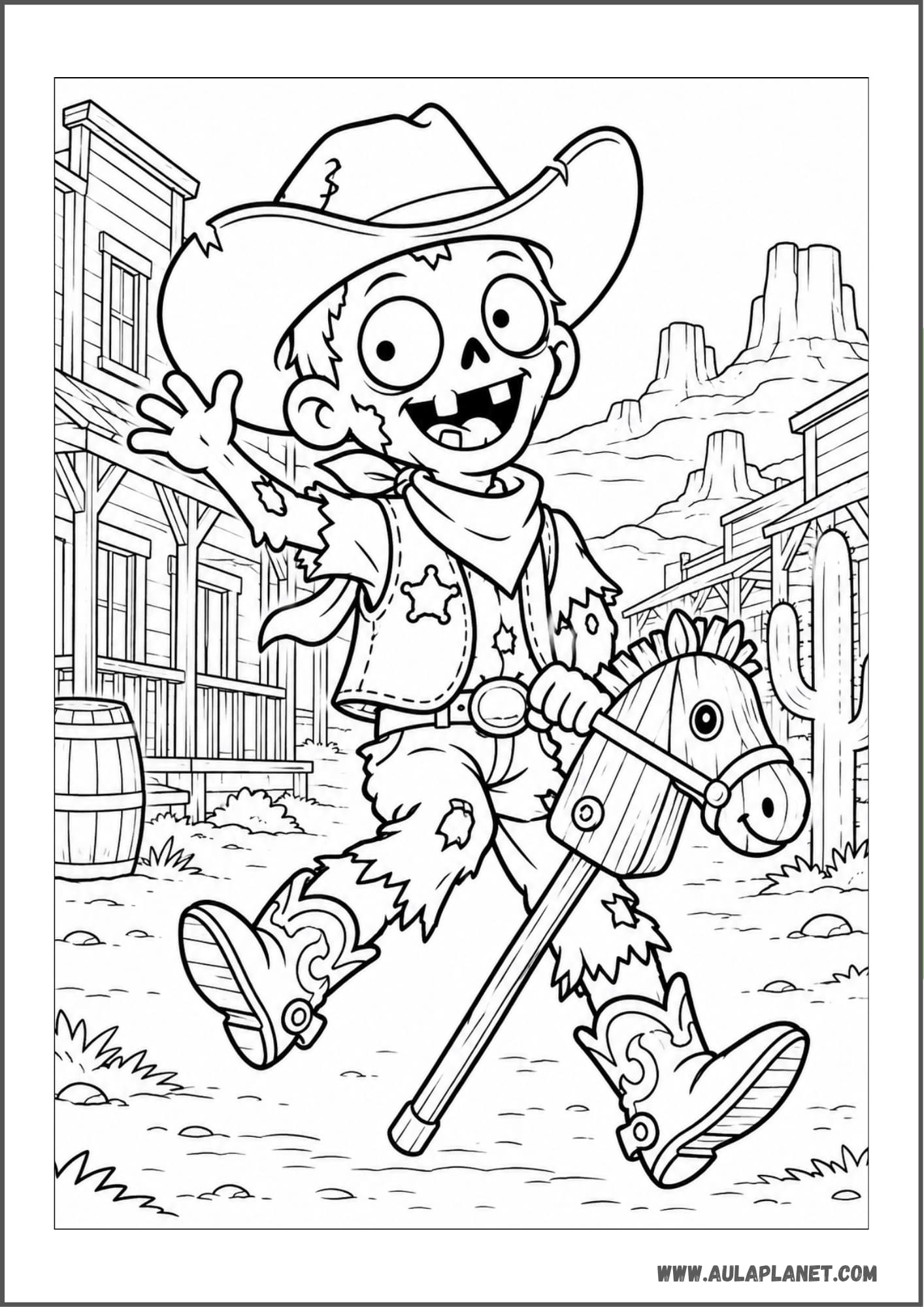 Zombi vaquero del Oeste